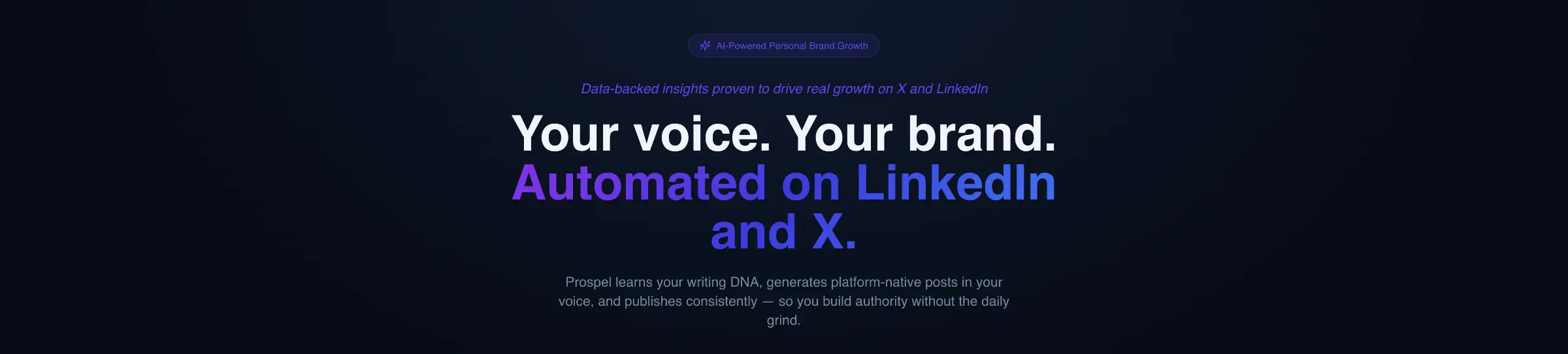 Profile banner