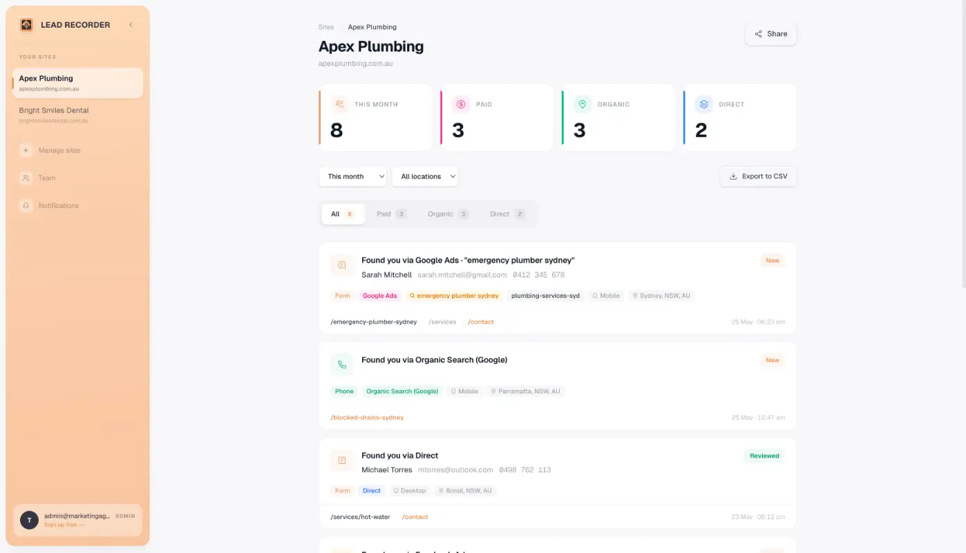 Profile banner