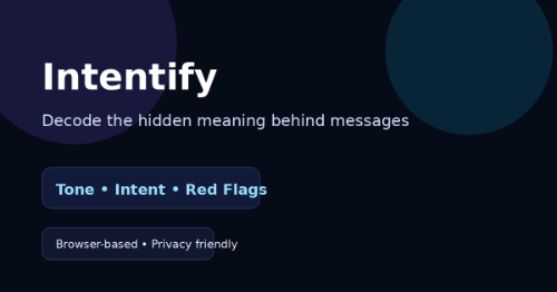 Intentify