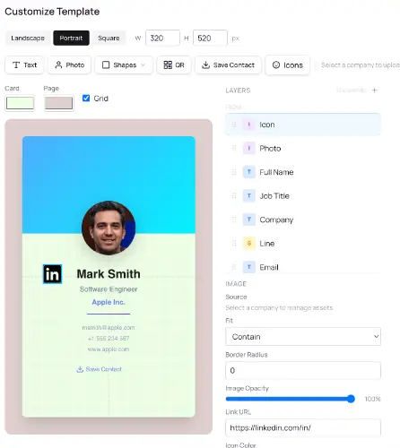 Own Cardly - Digital Business Card Generator