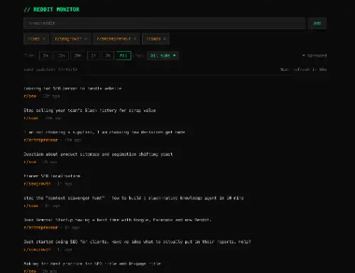 Free Reddit Monitor