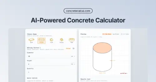 AI Concrete Calculator