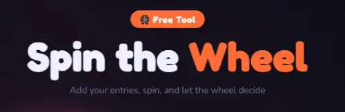 Logo of Free random wheel spinner online