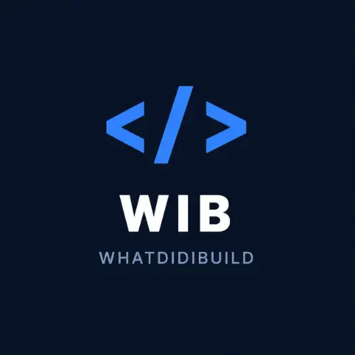 Logo of WhatDidIBuild