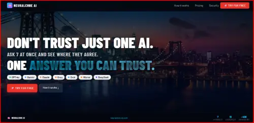Logo of NeuralCore AI