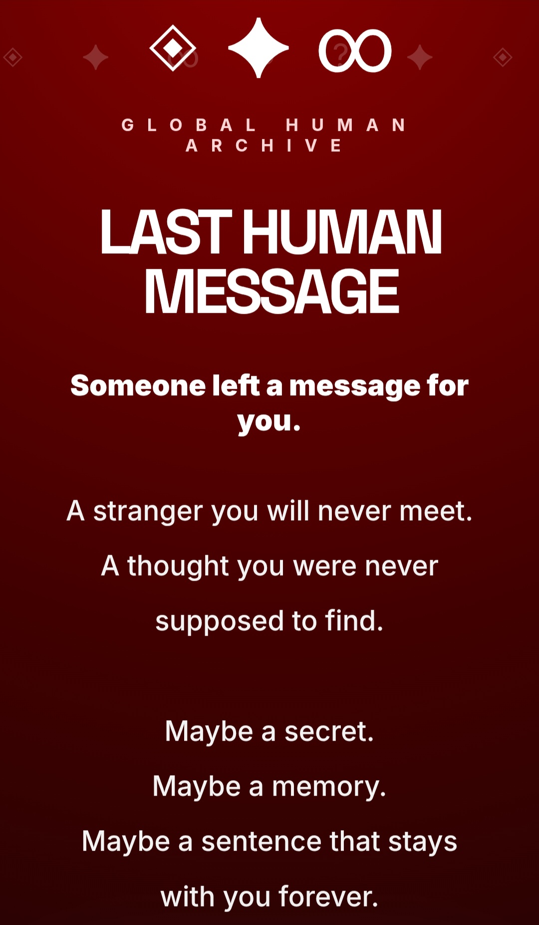 Logo of Last message human